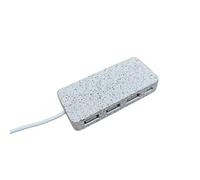 TingHaoO Répartiteur USB C/répartiteur 3/4 ports en bois multiport pour claviers de PC, adaptateur USB pour ordinateur portable