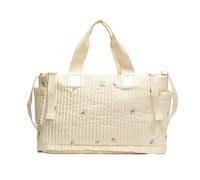 TingHaoO Sac à bandoulière de maternité portable avec un grand espace pour les fournitures de bébé avec joli motif brodé, organisateur essentiel pour bébé, floral