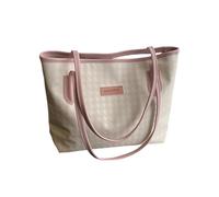 TingHaoO Sac à main surdimensionné pied-de-poule pour le travail des femmes, imperméable, pour ordinateur portable, matériaux en U, sac à main spacieux, main de travail, C, Taille unique