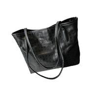 TingHaoO Sac à main surdimensionné pied-de-poule pour le travail des femmes, imperméable, pour ordinateur portable, matériaux en U, sac à main spacieux, main de travail, Noir , Taille unique