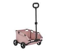 TingHaoO Sac à roulettes respirant pour chat avec sangle pratique pour jouer en plein air