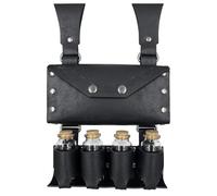 TingHaoO Sac banane médiéval en cuir PU, sac de ceinture vintage fait à la main, sac de ceinture en cuir, pochettes médiévales, sac nordique en relief