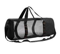 TingHaoO Sac de sport de plongée en maille, grand sac de plage pliable avec fermeture éclair, sac pour équipement de plongée et de plongée avec tuba