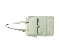 TingHaoO Sac de travail en toile à la mode pour ordinateur portable de 15 pouces, sac à bandoulière professionnel, compagnon de voyage pour ordinateur portable, Vert