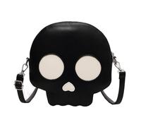 TingHaoO Sacs à bandoulière pour femme en cuir souple, pochettes, petits sacs à main à bandoulière avec sangle réglable, sac à bandoulière tendance, cartable, sac à main, Noir , One Size