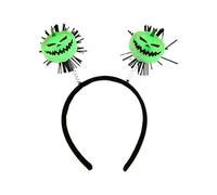 TingHaoO Serre-tête d'Halloween motif tête de mort, chauve-souris, bandeau phosphorescent pour cheveux pour coiffe, fournitures de fête d'Halloween pour adultes