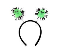 TingHaoO Serre-tête d'Halloween motif tête de mort, chauve-souris, bandeau phosphorescent pour cheveux pour coiffe, fournitures de fête d'Halloween pour adultes
