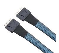 TingHaoO SFF-8611 Câble PCIe 8I mâle vers mâle Extension de données 50 cm/100 cm pour carte graphique externe serveurs internes