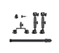 TingHaoO Support de caméra à ventouse rotatif à 360° pour véhicules pour caméras à 360° avec longue extension de 120 cm