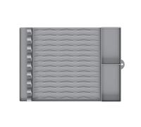 TingHaoO Tapis de cuisson en silicone pour grille de cuisson, ustensiles de barbecue, avec compartiments séparés pour le camping et les pique-niques, fournitures de barbecue en plein air