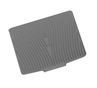 TingHaoO Tapis de séchage en silicone antidérapant avec lignes de drainage pour comptoir de cuisine