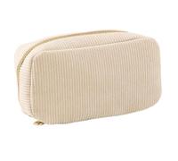 TingHaoO Trousse à crayons multifonction en velours côtelé de grande capacité - Trousse à crayons portable pour stylos - Sac de voyage pour maquillage - Pochettes en velours côtelé pour fournitures