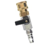 TingHaoO Vannes pneumatiques polyvalentes - Vannes de contrôle des flux d'air - Accessoires métalliques à air comprimé pour jardin et maison - Augmentation de la pression de l'eau