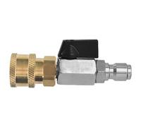 TingHaoO Vannes pneumatiques polyvalentes - Vannes de contrôle des flux d'air - Accessoires métalliques à air comprimé pour jardin et maison - Augmentation de la pression de l'eau