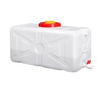 TINGMIAN Réservoir d'eau Bidon d'eau Plastique avec Bouchon Et Robinet, Récipient Récupération des Eaux Pluie, Carafe Transport for Le Camping(200L)