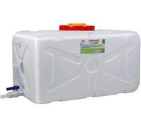 TINGMIAN Réservoir d'eau Extérieur 25L/50L/75L/100L/150L/200L/300L, Récipient Stockage d'eau Plastique Épaissi, Seau Stockage d'eau Domestique Portable, Réservoir Stockage d'eau Camping(200L)