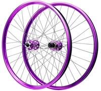 TINGMIAN Roues de vélo de montagne violettes 26/27,5/29", frein à disque, en alliage d'aluminium, pivot, jante VTT, 142 mm, 32 trous, 2150 g pour 8-12 vitesses (QR, 29")