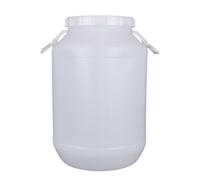 TINGMIAN Seau d'eau domestique de stockage d'eau, réservoir d'eau en plastique de qualité alimentaire, grand réservoir d'eau circulaire de camping (50 L)