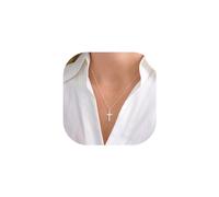TINGN الأقصى Collier Ras du Cou en Plaqué Or 14 Carats, Bijou Fantaisie, Cadeau pour Elle, Laiton