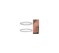 TINGN Bracelet en argent pour homme en acier inoxydable 316L - Bracelet cubain - Chaîne Figaro - Cadeau pour homme - Père ami mari, Acier inoxydable