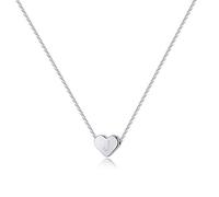 TINGN Cadeaux pour Filles Collier Femmes, Collier de Lettre avec Pendentif pour Filles Collier Initial Femmes chaîne en Argent Coeur Lettre Collier Cadeaux pour Femmes Petite Maman Femmes Bijoux (J)