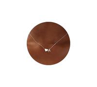 TINGN Chaîne en or et argent avec pendentif en forme de cœur avec lettres de A à Z pour femmes et filles - Plaqué or 14 carats - Chaîne personnalisée en forme de cœur - Cadeau pour femme et fille