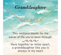 TINGN Colliers cadeaux pour femme - Colliers ondulés plaqués or 14 carats pour femme, cadeau d'anniversaire, de départ à la retraite pour maman, fille, sœur, amitié, cadeau d'anniversaire pour