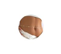 TINGN Lot de 1 à 3 chaînes de ventre en or pour femme - Plaqué or 18 carats - Chaîne de taille bohème - Chaîne de ventre réglable - Sexy - Bikini - Bijou de taille pour femme et fille, 27“ + 10”,