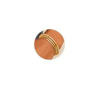 TINGN Lot de 3 bracelets pour femme plaqué or 14 carats pour femme et fille - Perles superposées - Bracelet réglable, Cuivre