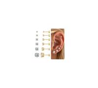 TINGN Lot de 6 paires de boucles d'oreilles en argent 925 pour homme et femme - Petites boucles d'oreilles à dos plat - CZ/perle/vis à boule ronde - Dos plat, Argent