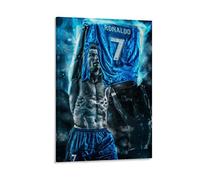 TINGTAI CR7 Cristiano Ronaldo Poster sur toile Motif One of the Top Superstars Décoration murale moderne pour chambre à coucher 20 x 30 cm