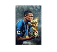 TINGTAI Kylian Mbappé Poster de football - Peinture décorative, pour salon et chambre à coucher, 50 x 75 cm