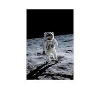 TINGTOEO Apollo 11 Moon Landing 1 Poster sur toile pour chambre à coucher, paysage sportif, décoration de bureau, cadeau sans cadre, 30 x 45 cm