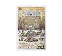 TINGTOEO Poster du film The Fantastic Mr Fox réinventé sur toile - Décoration pour chambre à coucher, bureau, chambre - Cadeau - Sans cadre - 40 x 60 cm