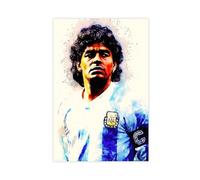 TINGTOEO Poster sur toile représentant un joueur de football, Diego Armando Maradona, décoration de chambre à coucher, bureau, chambre, cadeau, sans cadre, 30 x 45 cm