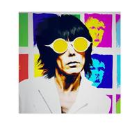 TINGTOEO UNIQUE! Poster sur toile Pop Art par Andy Warhol - Décoration murale pour salon, chambre à coucher - Style sans cadre - 30 x 30 cm