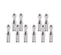 Tingyilan 10 pcs filtres de Pipe en métal de 3 mm Accessoires de Pipe à Tabac Filtres à Cigarette recyclables Standards pour Fumeurs,Argent,One Size