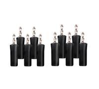 Tingyilan 10 pièces de convertisseurs de 9 mm à 3 mm pour filtres à Cigarette pour Pipes à Tabac, Filtre à Tabac réutilisable et Propre,Noir,One Size