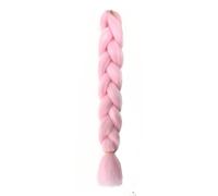 Tingyilan 4Pcs Perruque Lumineuse Perruque Afro Perruque Synthétique Tresse Lumineuse Tresse En Crochet Tresse De Cheveux, Perruque Queue De Cochon,Rose