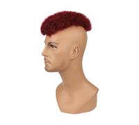 Tingyilan Afro Puff Hair Topper Short Afro Kinky Perruques bouclées Postiches synthétiques, Toupee Clip In Top Postiches Extensions de cheveux,Bug