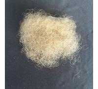 Tingyilan Faux Cheveux Privés, Fait À La Main Invisible Réaliste Cheveux De Corps Plein Dentelle Faux Poitrine Cheveux Brun Clair Avec 2Pcs Rubans,D'or,One Size