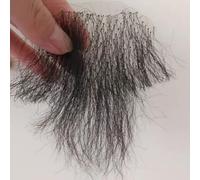 Tingyilan Faux cheveux privés Fait à la main Réaliste Bikini Cheveux Haute Température Fibre Poils Corporels Poils Pubiens Ajouter du volume Poitrine Poils Améliore la virilité