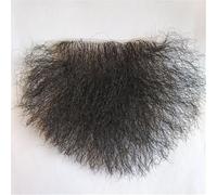 Tingyilan Femmes Hommes Biniki Hair High Temprature Fiber Body Hair Adding Hair Volume, Invisible Realistic Fake Private Hair Chest Hair Natural Black