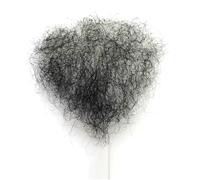 Tingyilan Hommes faits à la main Faux poils de poitrine, Femme Faux poils pubiens Cheveux synthétiques Poils du corps Ajout de volume de cheveux Poupée en silicone Bas du corps Pubis