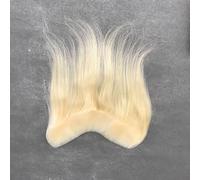 Tingyilan Hommes Ligne De Cheveux Toupee Blonde Front Perte De Cheveux Cheveux Clairsemés Dans Humains Peau Fine Douce Postiches Système De Remplacement De Cheveux,D'or,6inch