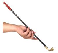 Tingyilan Longue Pipe à Tabac Classique, Pipe à Fumer en Bois avec Embout en Agate et Tige en cuivre, Bol, Pipes à Cigare pour Hommes, frères et Amis,30cm
