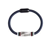 Tingyilan MAY RICHES POUR IN Bracelets, bracelets tissés et tressés faits à la main avec boucle magnétique en acier inoxydable, GAGNEZ PLUS D'ARGENT,Noir,16cm