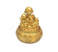 Tingyilan Ornements Traditionnels du Zodiaque Chinois Feng Shui, Richesse et Bonne Chance, Rotateur de Décompression Rotatif, Décoration de Bureau À Domicile,Monkey