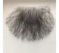 Tingyilan Perruque naturelle et réaliste qui simule les taches de poils pubiens féminins Cheveux Biniki Perruques corporelles en fibre de haute température,Noir,One Size