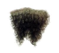 Tingyilan Simule les patchs de poils pubiens féminins Invisible Réaliste Naturel Faux Privé Poils du corps - Aisselle, Poitrine, Moustache pour les hommes Femmes,Noir,One Size